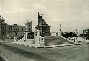 Statua della Regina Vittoria davanti al Victoria Memorial Hall da Unbekannt
