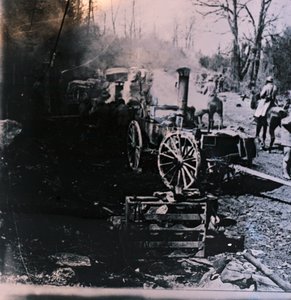 Locomotiva a vapore, c. 1914-1918 da Unbekannt