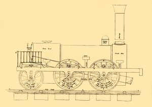 Locomotiva di Stephenson da Unbekannt