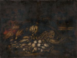 Natura morta con verdure da Unbekannt