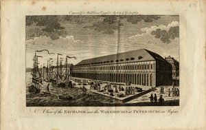 Borsa di San Pietroburgo da Unbekannt