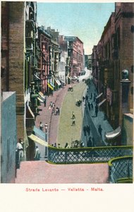Strada Levante - Valletta - Malta, c1900 da Unbekannt