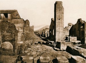 Strada Stabiana, Pompei, Italia, c1900s da Unbekannt