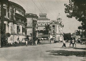Strand Road, Rangoon. - Ufficio postale, Banca Imperiale dell