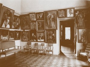 Studio noto come la Stanza Picasso nella casa di Shchukin