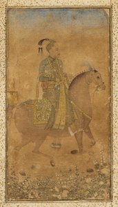 Sultano Abdullah Qutb Shah a cavallo da Unbekannt