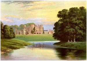 Castello di Sundorne, vicino a Shrewsbury, Shropshire, casa della famiglia Corbet-Pigott, c1880 da Unbekannt