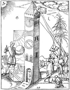 Rilievo e misurazione del tempo, 1551 da Unbekannt