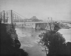Ponti sospesi e a sbalzo, St. John, New Brunswick, c1897 da Unbekannt