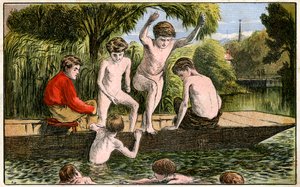 Nuoto, XIX secolo da Unbekannt