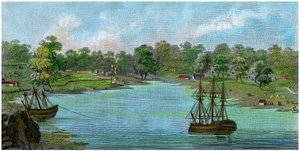 Sydney Cove, Nuovo Galles del Sud, Australia, 20 agosto 1788 c1885 da Unbekannt