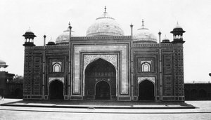 Moschea del Taj Mahal o masjid, Agra, India, 1916-1917 da Unbekannt
