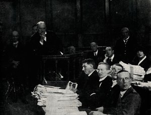 Inchiesta sui carri armati a Lincolns Inn, c1919