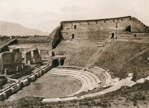 Teatro tragico, Pompei, Italia