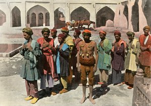 Teheran. Processione dei Martiri Dervisci, 1900 da Unbekannt