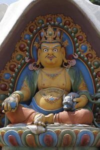 Tempio dei Mille Buddha. Congregazione Dashang Kagyu Ling. Divinità. Dzambala: il Buddha della Ricchezza, La Boulaye da Unbekannt
