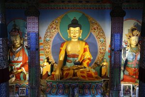Tempio dei Mille Buddha Dashang Kagyu Ling, Shakyamuni Buddha, La Boulaye, Francia da Unbekannt