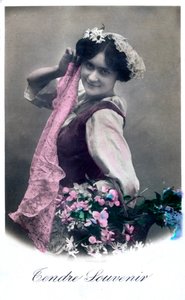 Tendre Souvenir, Cartolina Francese