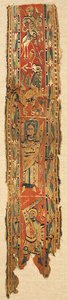 Frammento di tessuto, bizantino, VI-VIII secolo da Unbekannt