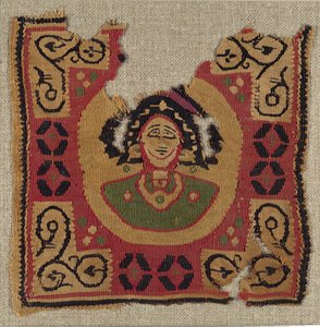 Frammento di tessuto, copto, VI-VII secolo da Unbekannt