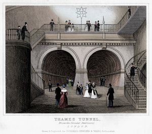 Tunnel del Tamigi, Londra, XIX secolo