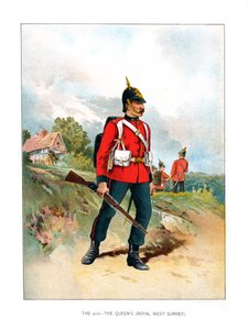 Il 2°, The Queens Royal West Surrey, c1890 da Unbekannt