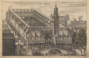 La Borsa di Amsterdam, inizio XVII sec.