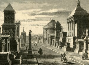 La Via Appia a Roma restaurata, 1890