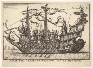 Gli Argonauti guidati da Minerva, dalla serie da Unbekannt