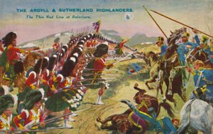 Gli Argyll & Sutherland Highlanders. La Sottile Linea Rossa a Balaclava, 1854, 1939 da Unbekannt