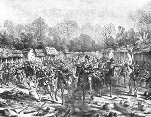 La spedizione Ashanti, 1873-74: Sir Garnet Wolseley entra a Kumasi, 4 febbraio 1874, 1901