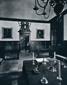 La sala delle assemblee della House of Burgesses