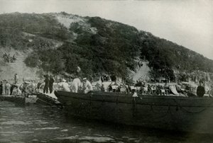 Il luogo di sbarco australiano a Gaba-Tepe, 1919 da Unbekannt