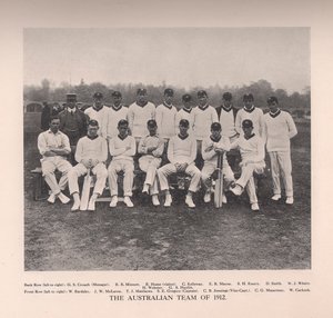 La squadra di cricket australiana del 1912 da Unbekannt