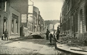 Il viale De Maastricht, Visé, 1919 da Unbekannt