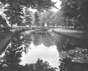 Il Backwater a Hampton Court, Richmond, Londra, 1894 da Unbekannt