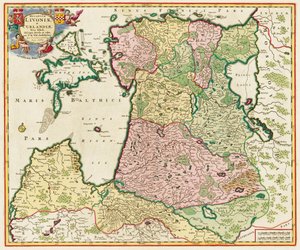 Il Mar Baltico Da: Ducatuum Livoniae et Curlandiae Nova Tabula, 1705