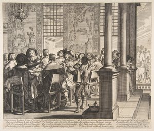 Il banchetto per il ritorno del figliol prodigo da Unbekannt