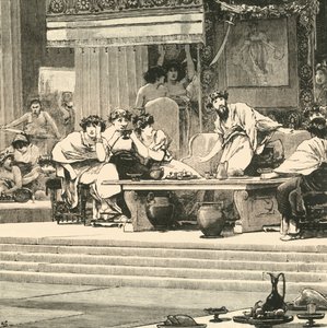 Il banchetto di Damocle, 1890