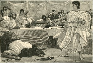 Il banchetto di Filippo, 1890 da Unbekannt