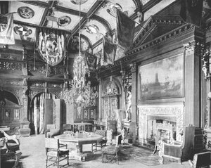 La sala dei banchetti, Knebworth House, Hertfordshire, 1894