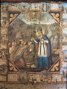 Il battesimo del popolo armeno, XVIII secolo da Unbekannt