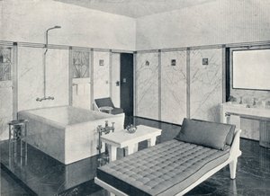 Il bagno del Palazzo Stoclet, Bruxelles, Belgio da Unbekannt