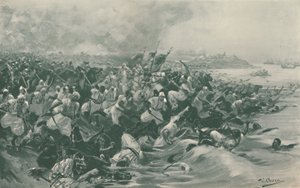 La Battaglia di Aboukir, 1799, 1896 da Unbekannt