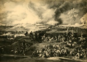 La battaglia di Borodino, 7 settembre 1812, 1921 da Unbekannt