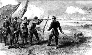 La battaglia di Bull Run, Virginia, 1861 da Unbekannt