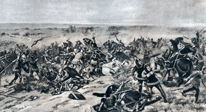 La Battaglia di Crecy, 26 agosto 1346, 1910 da Unbekannt