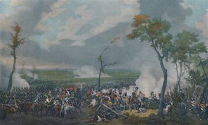 La Battaglia di Hanau, 30 ottobre 1813 da Unbekannt