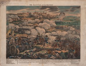 La battaglia di Lipsia da Unbekannt