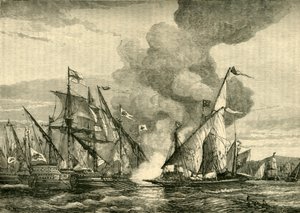La battaglia di Lepanto, 1571, 1890 da Unbekannt